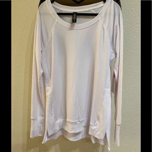 Yogalicious white long sleeve top